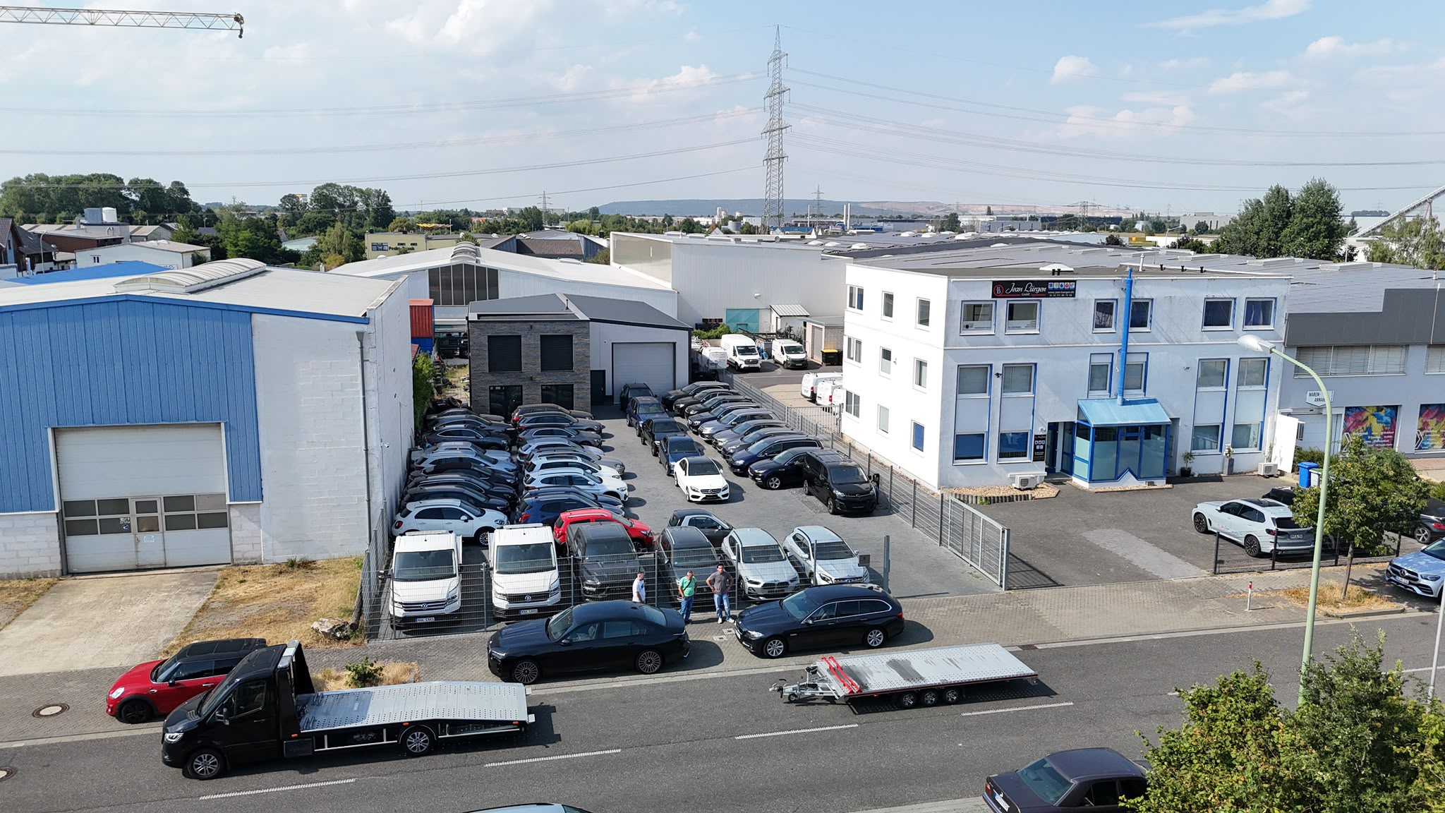 Luftaufnahme des MAK CARS Geländes in Düren